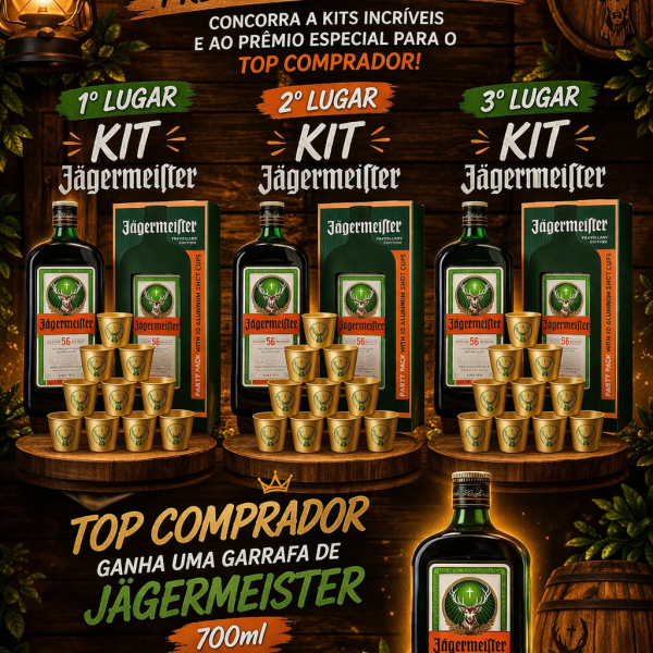  SORTEIO IMPERDÍVEL JÄGERMEISTER