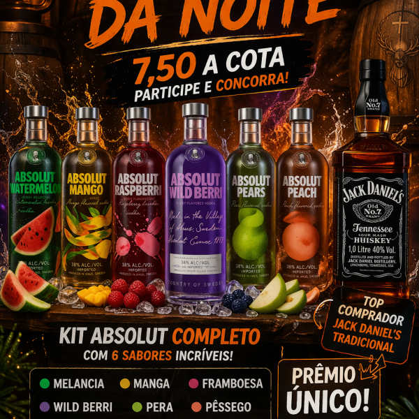 COMBO ABSOLUT SORTEIO DA NOITE