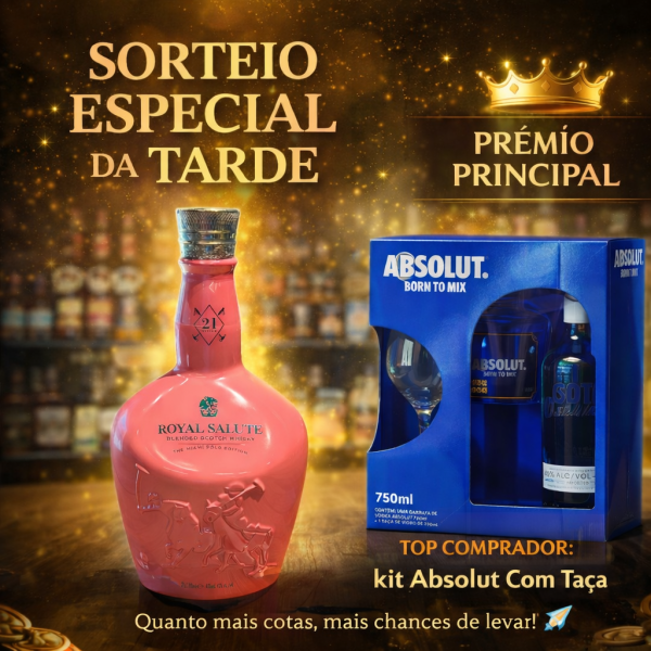 🚨 SORTEIO ESPECIAL DA TARDE 🚨